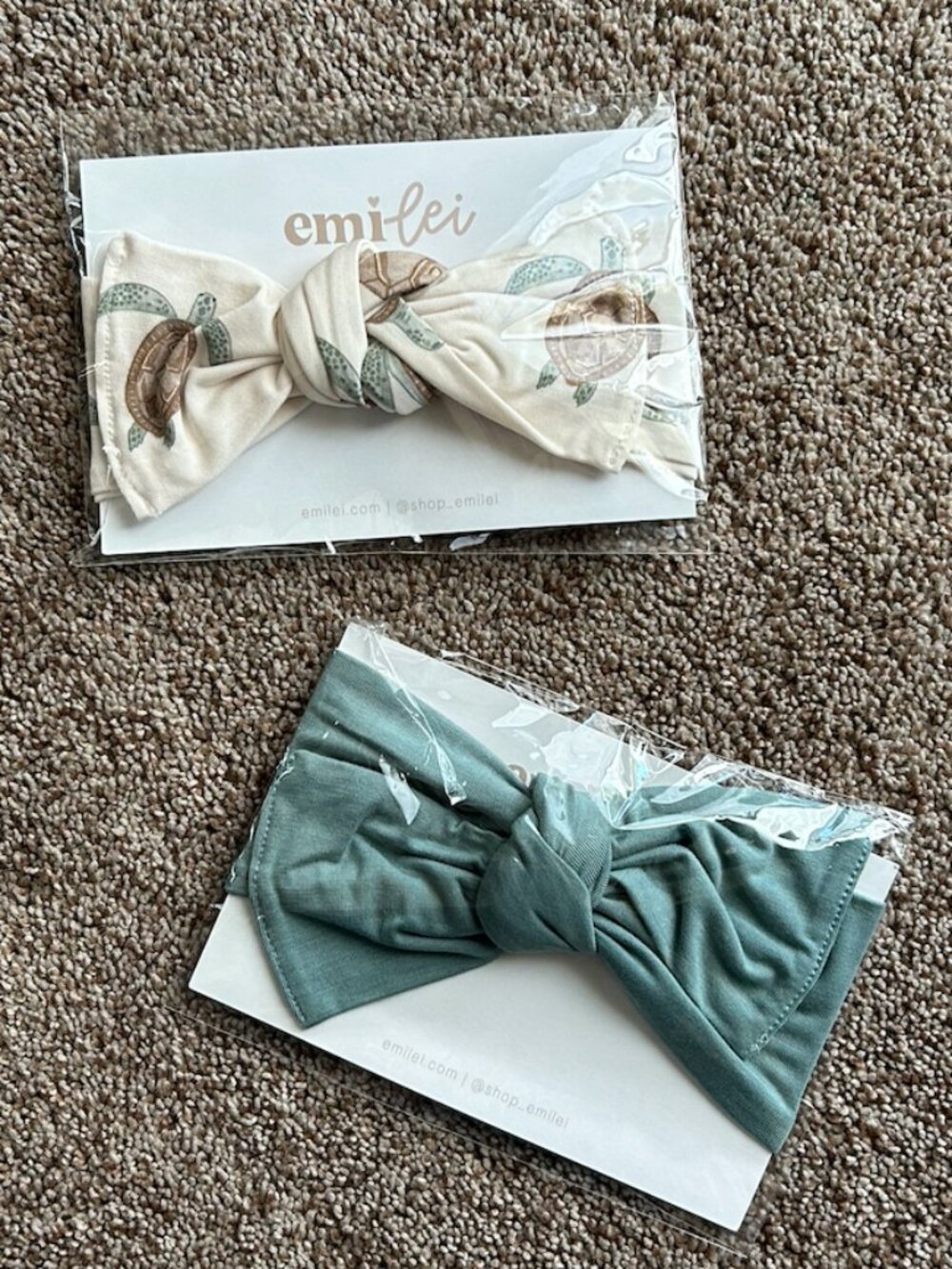 Emi Lei Baby Hair Bows – 2 Pack – NWT | $12